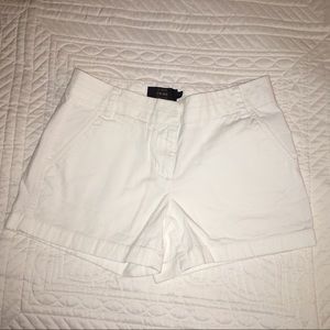 White Women’s JCREW Chino Shorts